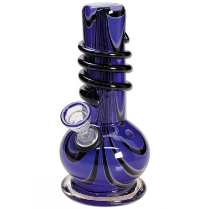 Glass Bong 'Zoska' blue